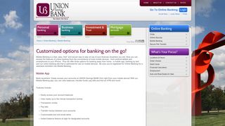 Mobile Banking - Union Savings Bank