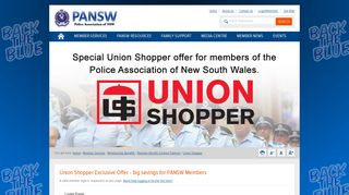 Union Shopper Exclusive Offer - big savings for PANSW Members ...