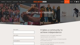 Join now! - Join Freelancers Union - It's free. It's the future.