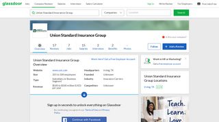 Working at Union Standard Insurance Group | Glassdoor