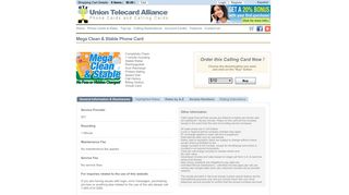 Mega Clean & Stable Phone Cards - Official Provider - Union Telecard