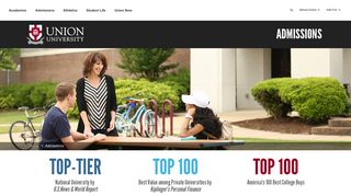 Admissions | Union University, a Christian College in Tennessee