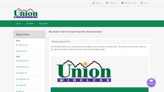Union Wireless. My Union: How To Access Your My Union Account