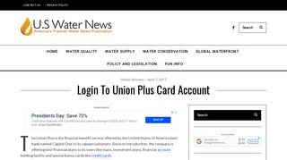 www.unionpluscard.com - Login To Union Plus Card Account