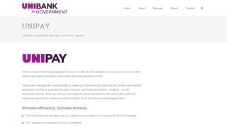 UniPay - Unibank Government Banking