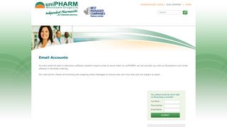 uniPHARM - Email Accounts
