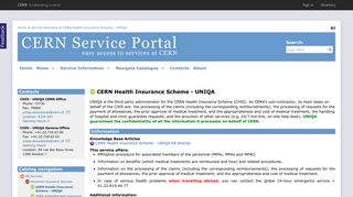 CERN Health Insurance Scheme - UNIQA | CERN Service Portal