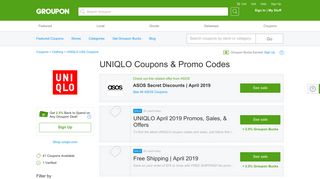 UNIQLO USA Coupons, Promo Codes & Deals 2019 - Groupon