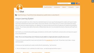 Unique Learning System - TouchChat - Communication Apps for iPad ...