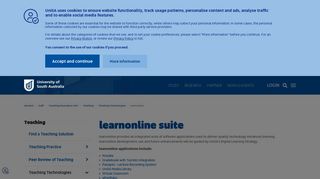 learnonline - Intranet - University of South Australia