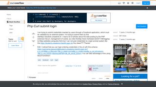 Php Curl submit login - Stack Overflow