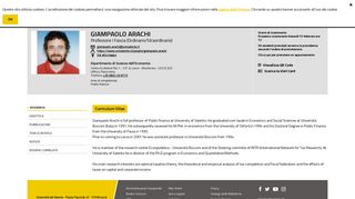 Giampaolo ARACHI - Università del Salento