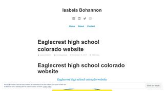 Eaglecrest high school colorado website – Isabela Bohannon