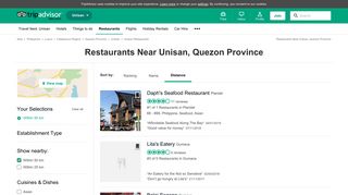 Restaurants Near Unisan, Quezon Province - TripAdvisor