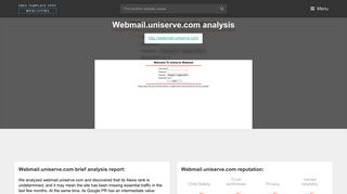 Webmail Uniserve. Webmail :: Welcome to Uniserve Webmail