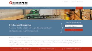 LTL Freight Shipping - Unishippers