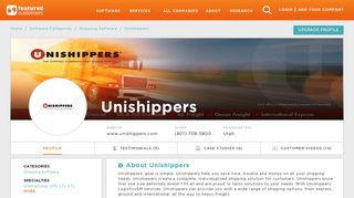 25 Customer Reviews & Customer References of Unishippers ...