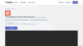 Unishippers Small Pkg Quotes – Ecommerce Plugins for Online Stores ...