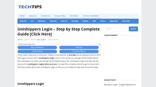 Unishippers Login - Step by Step Complete Guide [Click Here]
