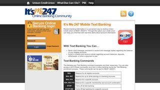 It's Me 247 Mobile Text Banking | Unison Credit Union