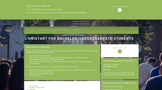 UniStart for Bachelor/undergraduate students