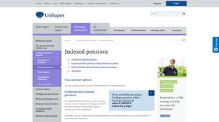 Indexed pensions | UniSuper
