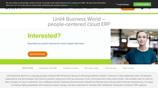 Unit4 Business World | Integrated Cloud ERP