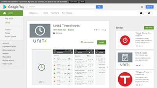 Unit4 Timesheets - Apps on Google Play