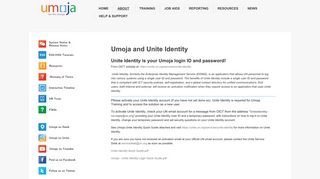 Umoja and Unite Identity - Umoja Website
