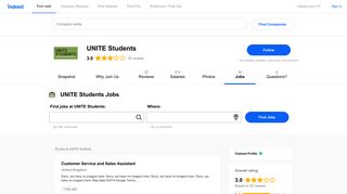 Jobs at UNITE Students | Indeed.co.uk