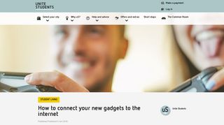 How to connect your new gadgets to the internet | Unite Students