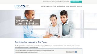 Agent Center | UPC Insurance UPC Insurance