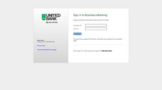 Sign in to Business eBanking