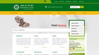 United Bank Of India-Retail Banking