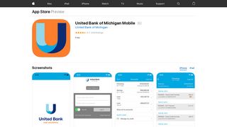 United Bank of Michigan Mobile on the App Store - iTunes - Apple