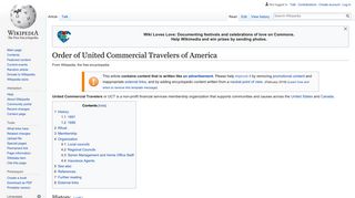 Order of United Commercial Travelers of America - Wikipedia