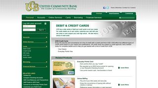 UCB: United Community Bank - Credit Cards