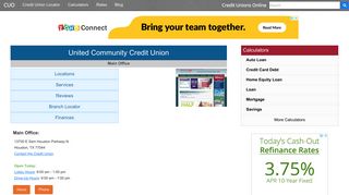United Community Credit Union - Houston, TX - Credit Unions Online