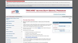 The Active Duty Dental Program - Civilian Dentists - Provider Data ...