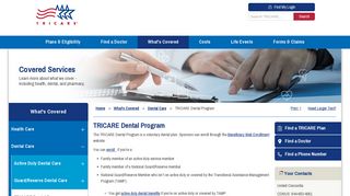 TRICARE Dental Program | TRICARE