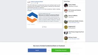 United Cumberland Bank - Facebook