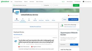 United Delivery Service - my brother and i just started at the uds in ...