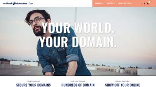United Domains. Your World. Your Domain.