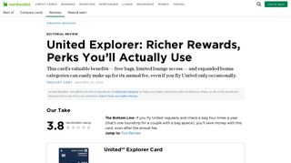 United Explorer: Richer Rewards, Perks You'll Actually Use - NerdWallet