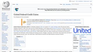 United Federal Credit Union - Wikipedia