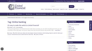 Online banking – United Financial Credit Union