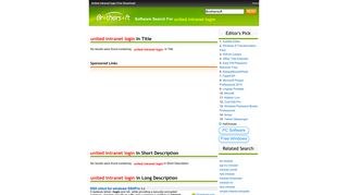 United intranet login Free Download - Brothersoft