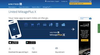 United MileagePlus X - United Airlines