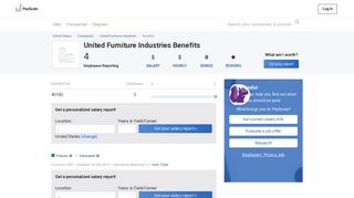 United Furniture Industries Benefits & Perks | PayScale