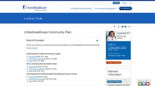 Ohio - UnitedHealthcare Community Plan - Lookup Tools